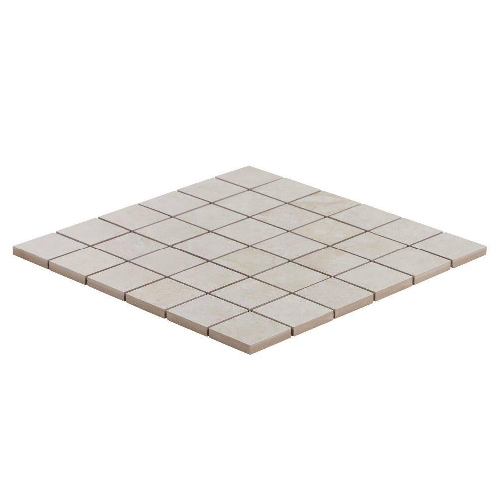 Nova 11.81 In. X 11.81 In. Matte Porcelain Mosaic Floor And Wall Tile (0.96 Sq. Ft. / Each)