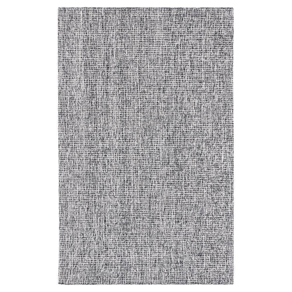 Abstract ABT468 Handmade Indoor Area Rug - Black/Ivory - 9'x12' - Safavieh
