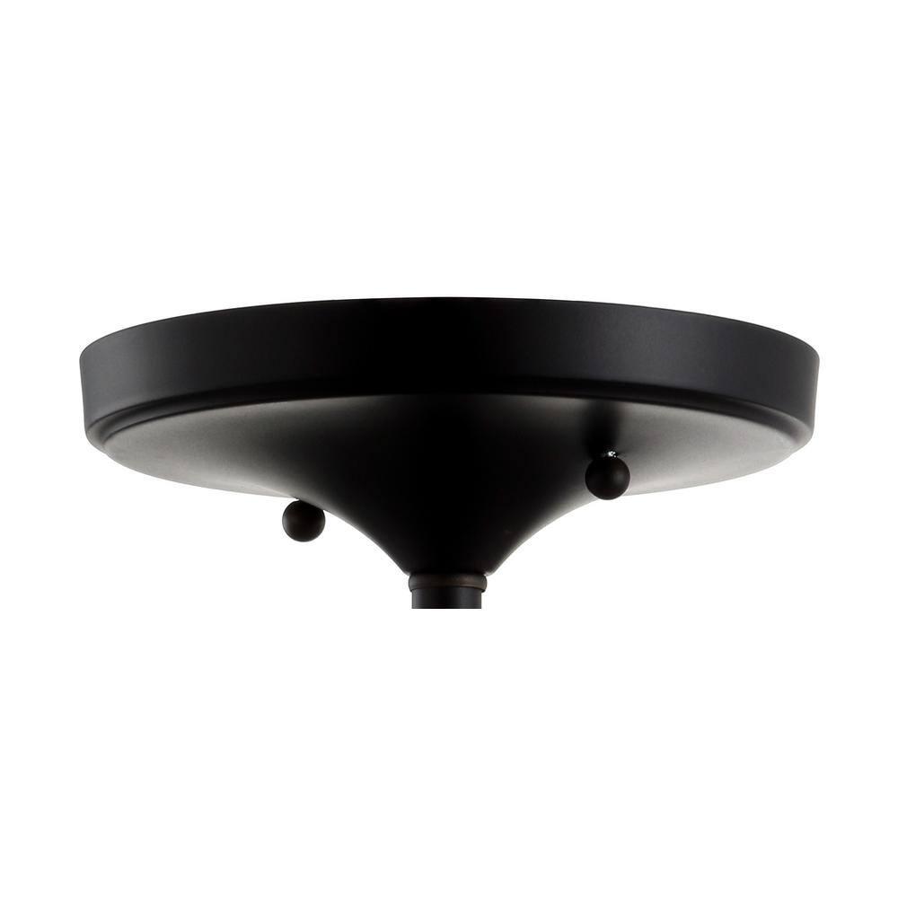JONATHAN Y Toronto 10" Metal/Crystal LED Flush Mount, Oil Rubbed Bronze