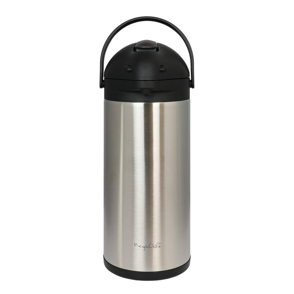 MegaChef MegaChef 5 Liter Stainless Steel Vacuum Body Pump Cap Air Pot