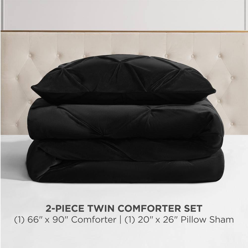 Juicy Couture Kiss Pleat Plush Micromink Comforter Sets & Reviews | Wayfair