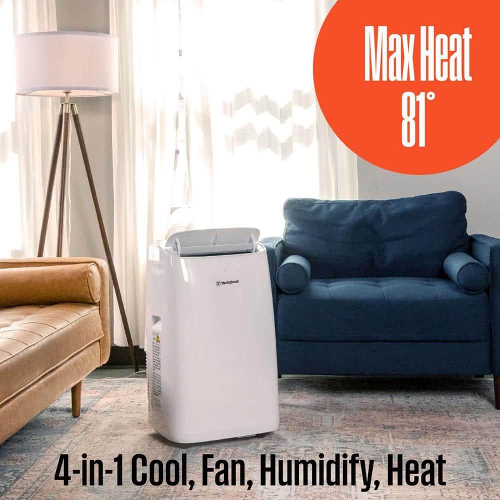 Westinghouse 14,000 BTU Portable Air Conditioner with Heat & Dehumidifier, Remote and Smart App