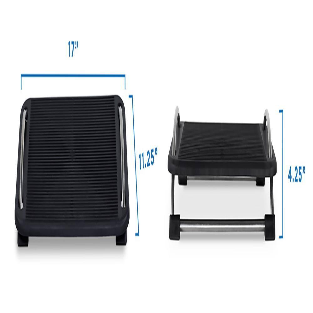 Mount-It! Tilting Footrest Under Desk | Adjustable Office Footrest | Computer Desk Foot Support