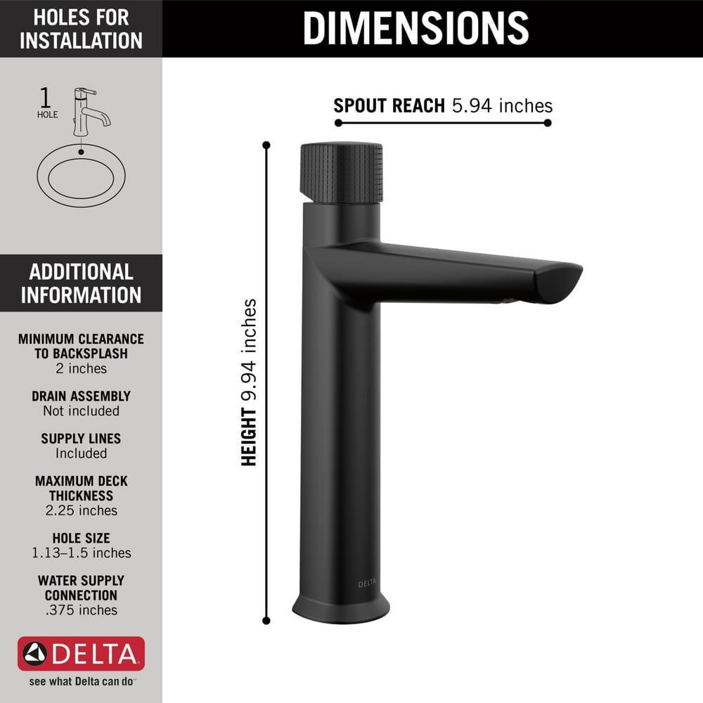 Galeon Single Hole Bathroom Faucet with Drain Assembly
