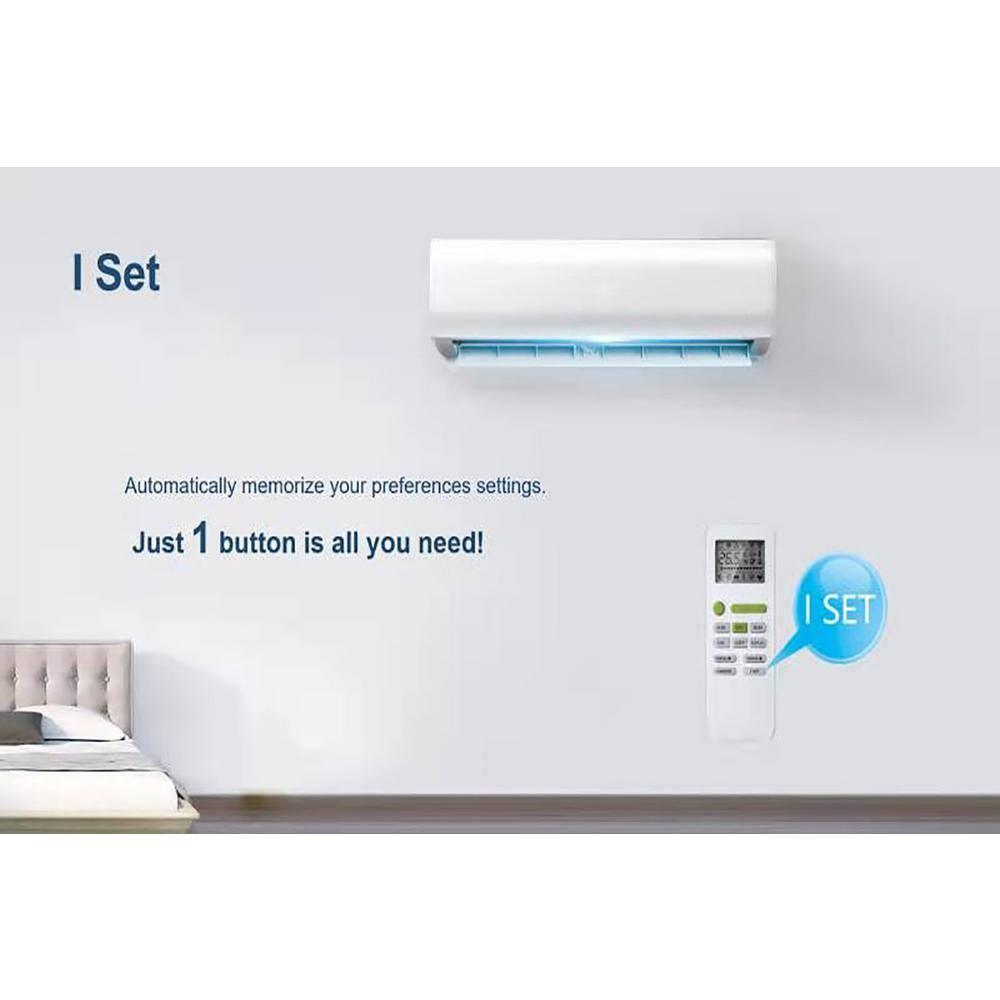 BHI BHI 12000 BTU Ductless Mini Split Air Conditioner with Heater and Remote
