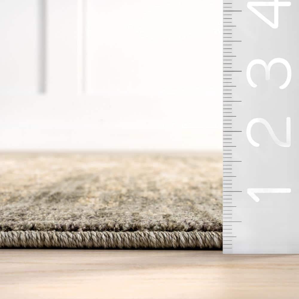 17 Stories Fiadh Abstract Fringe Area Rug