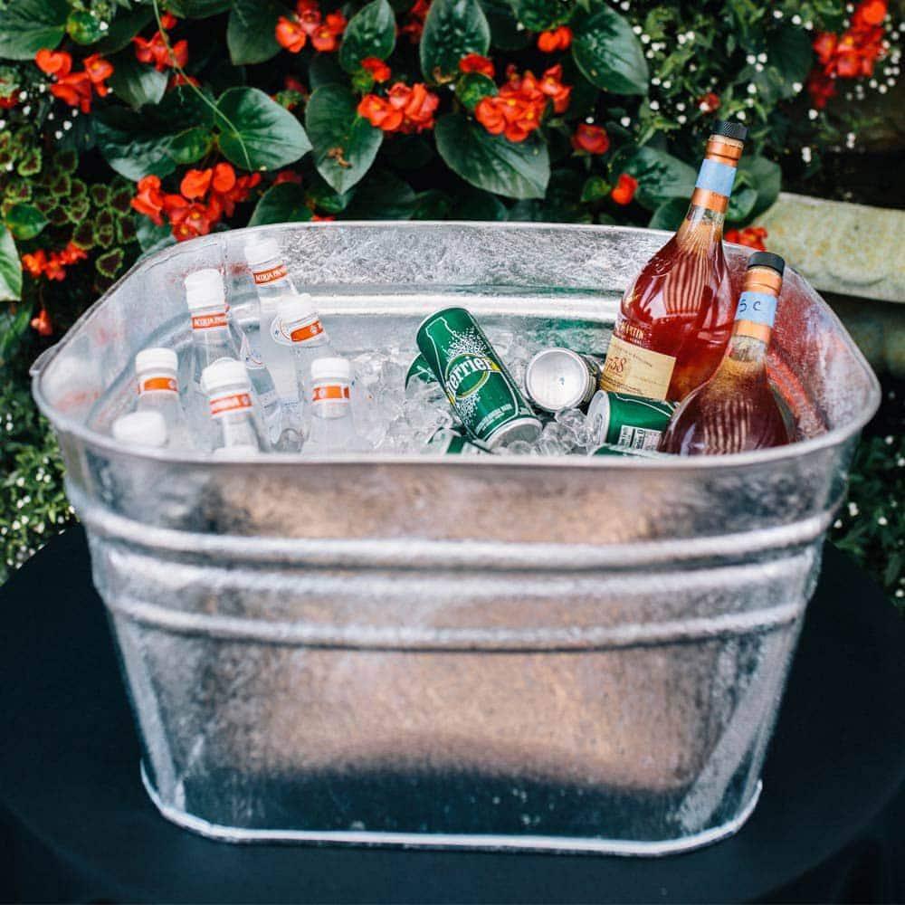 Behrens Manufacturing 17301 12 gal Hot Dipped Zinc Steel Square Tub