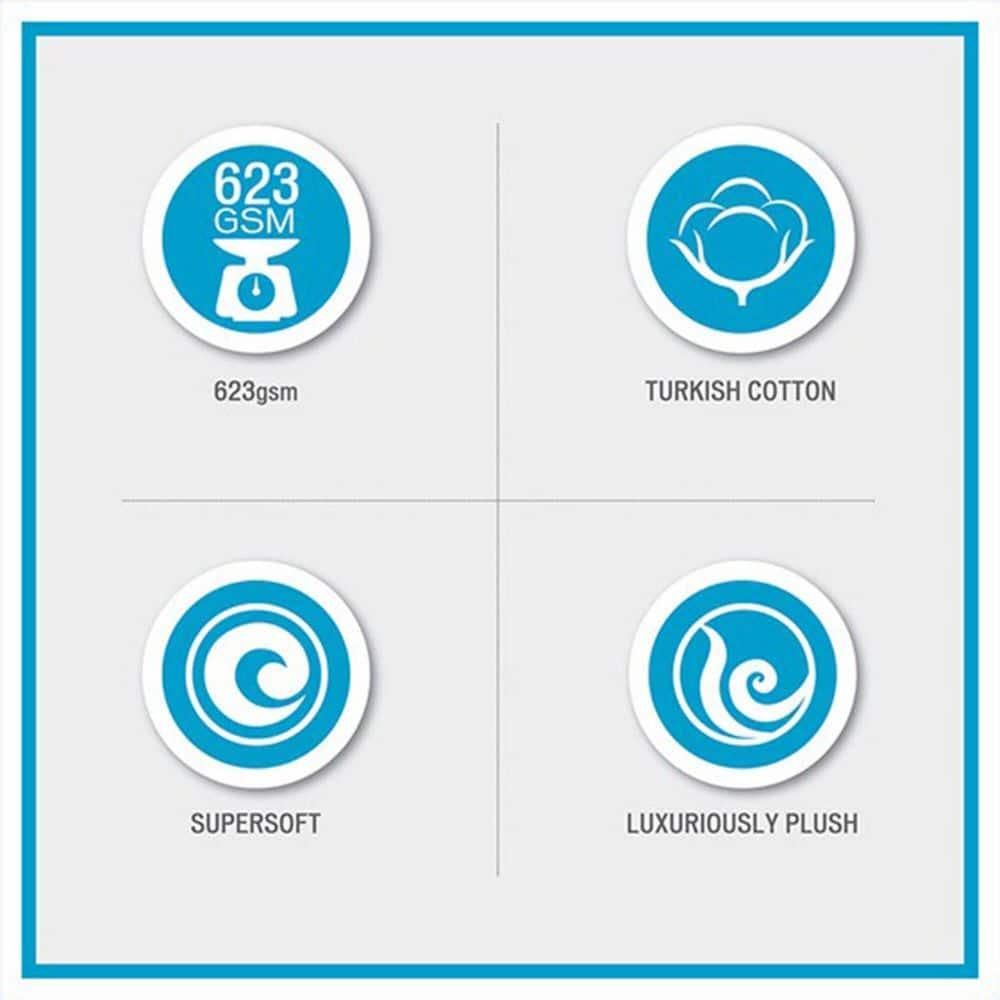 Madison Park Signature Turkish 100% Cotton Bath Sheet 2 Piece Set (Set of 2)