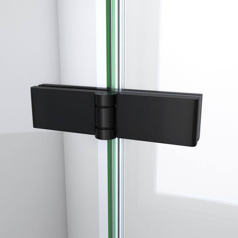 Aqua-Q Fold 36 W X 36 D X 76.75 H Frameless Square Shower Kit