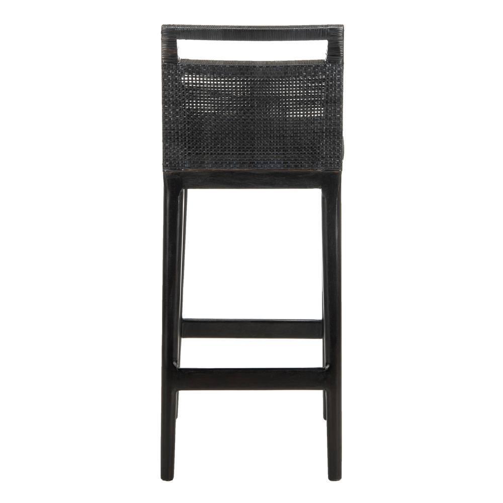 Darin Bar Stool - SEA4015 - Dark Brown/Black - Safavieh