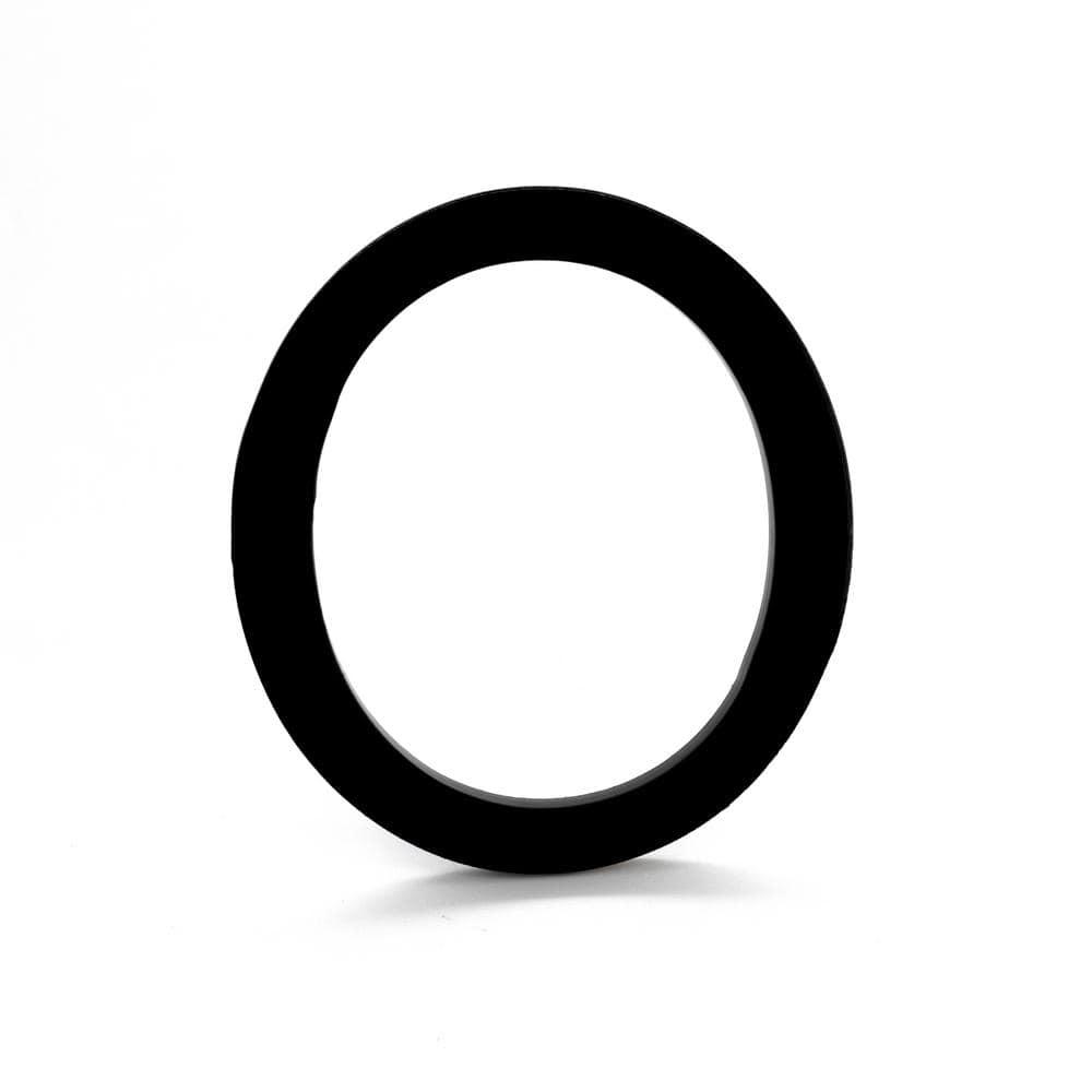 Montague Metal Products MHN-06-0-F-BK1 Floating House Number, 6" x 5.5" x 0.31" Black