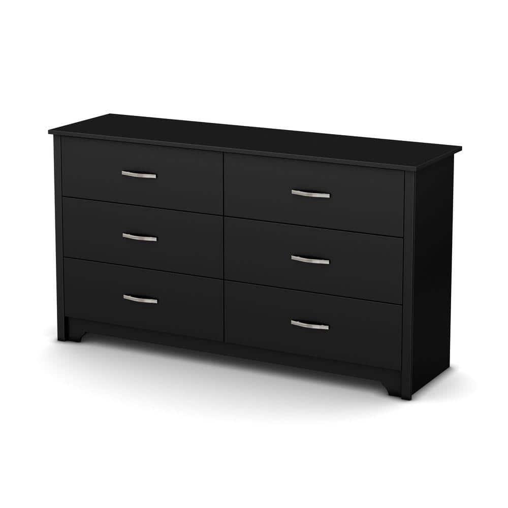 South Shore Fusion, Contemporary Dresser,  Black