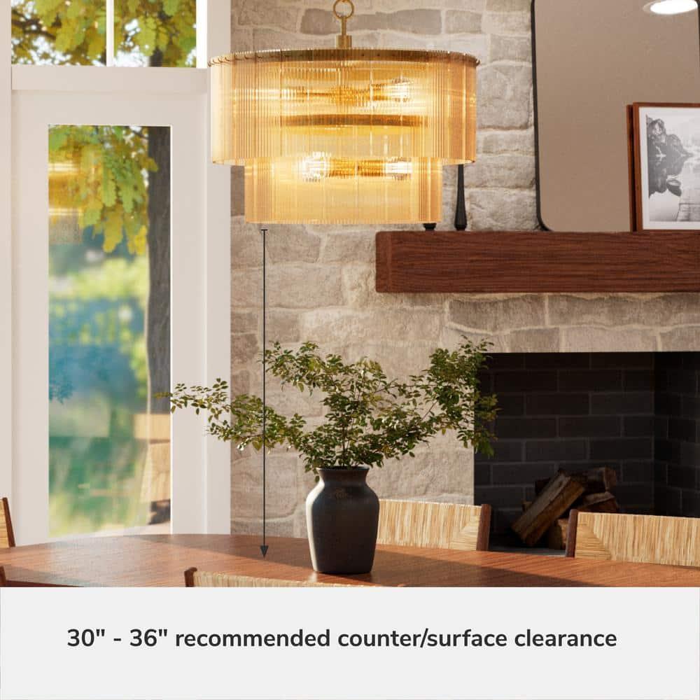 Ontario 6 Light Pendant Ceiling Light Fixture