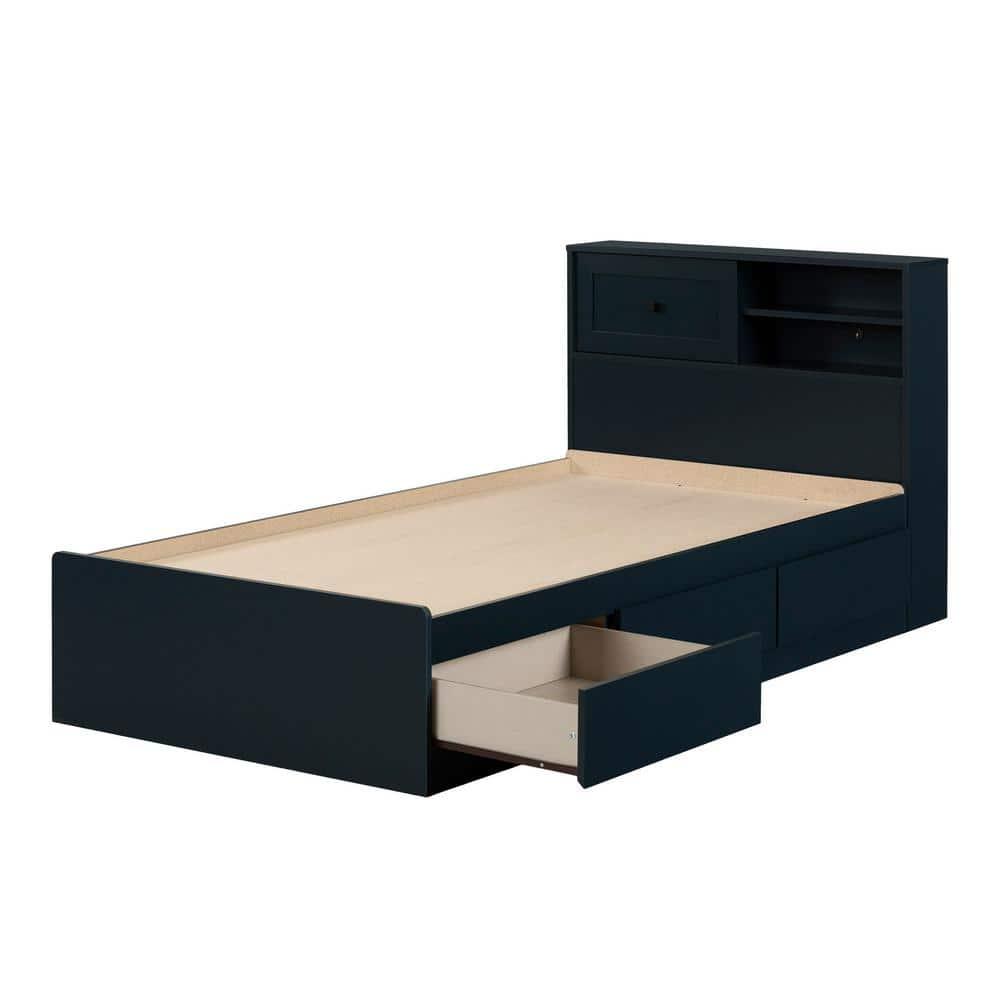 South Shore Hazen, Farmhouse Bed, Twin Blue