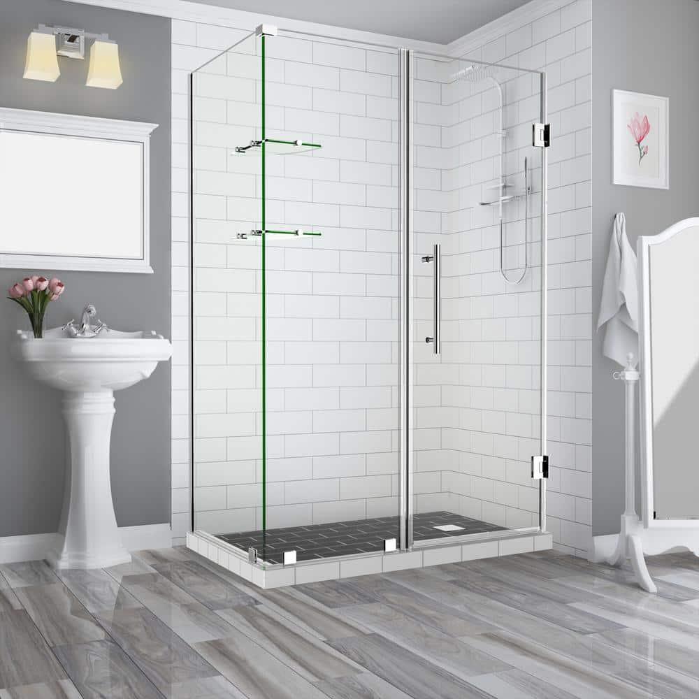 Aston Bromley GS 60" x 72" Rectangle Hinged Shower Enclosure SEN962EZ-CH-602830-10