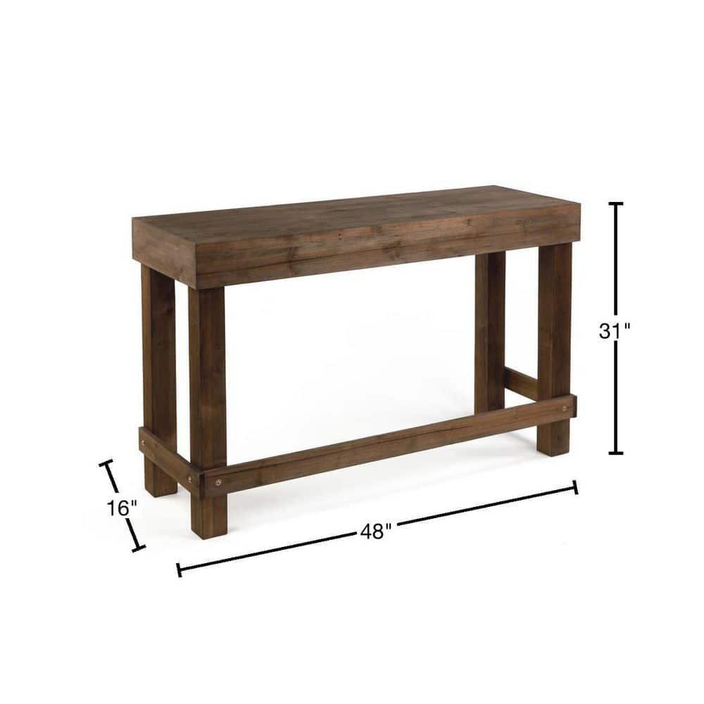 Loon Peak® Khorawa Solid Wood Console Table