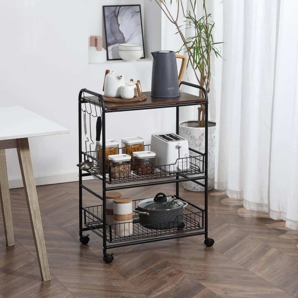HomCom Kitchen Cart