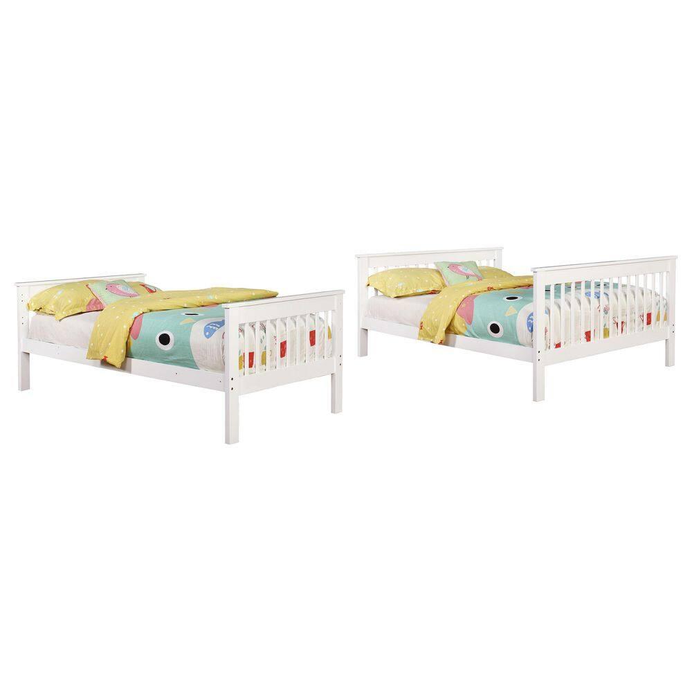 Chapman Twin over Full Bunk Bed White