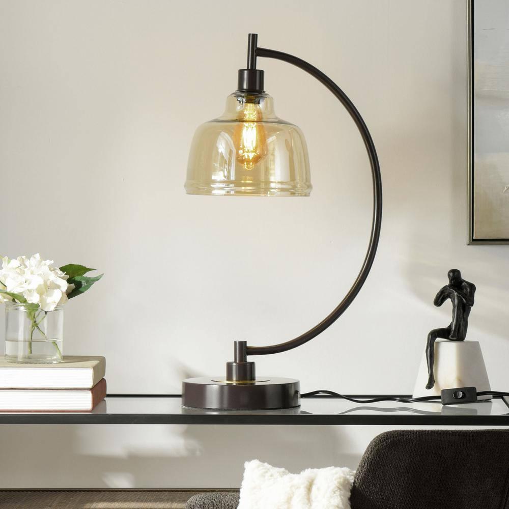 Gracie Oaks Tildenville Arched Lamp