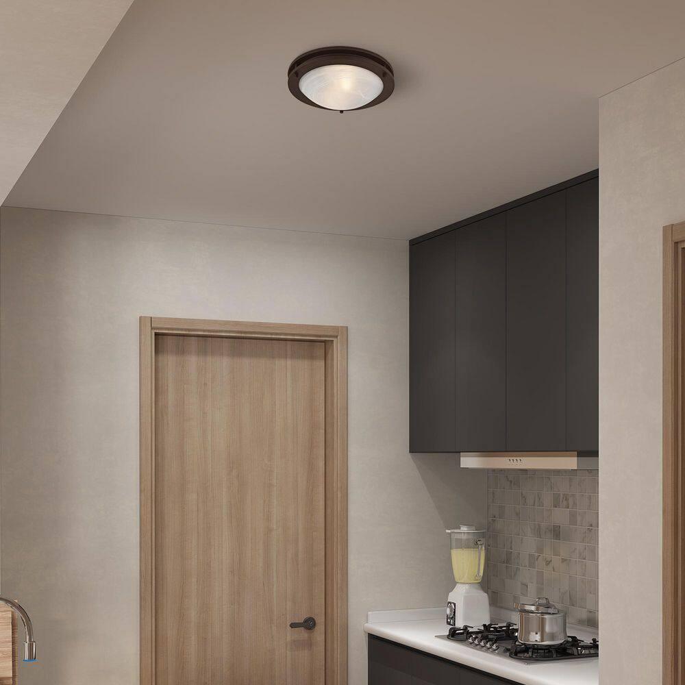Livex Lighting Ariel 2 - Light Flush Mount in  Bronze