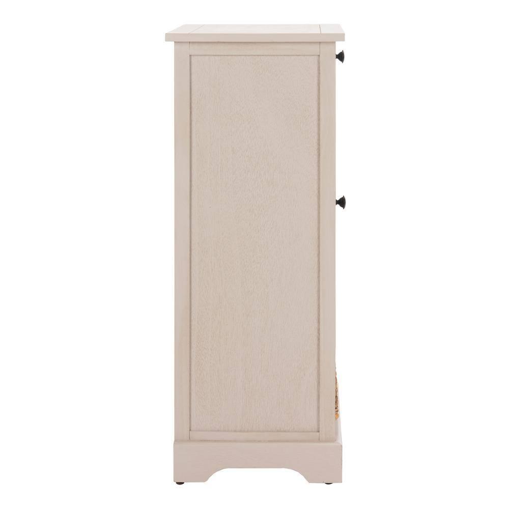 Raven Tall Storage Unit - Vintage Grey - Safavieh.