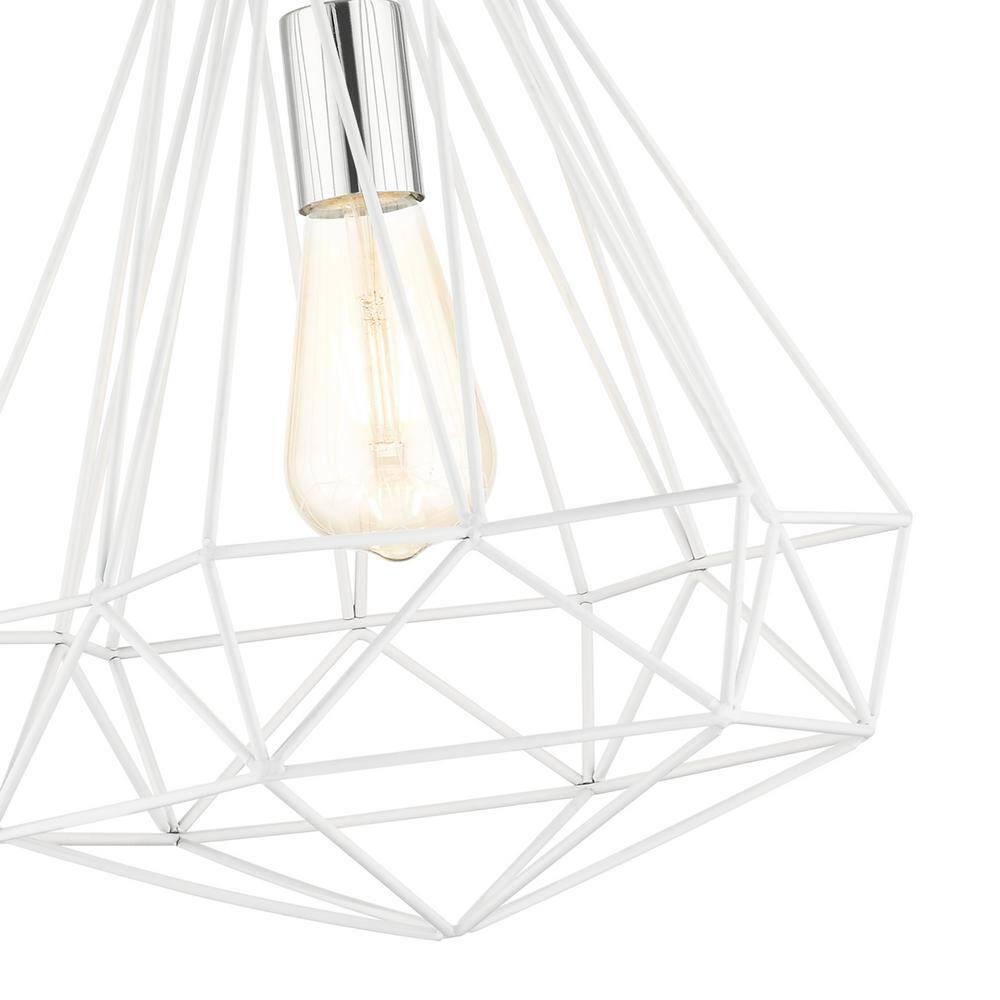 Livex Lighting Knox 1 - Light Pendant in  Shiny White