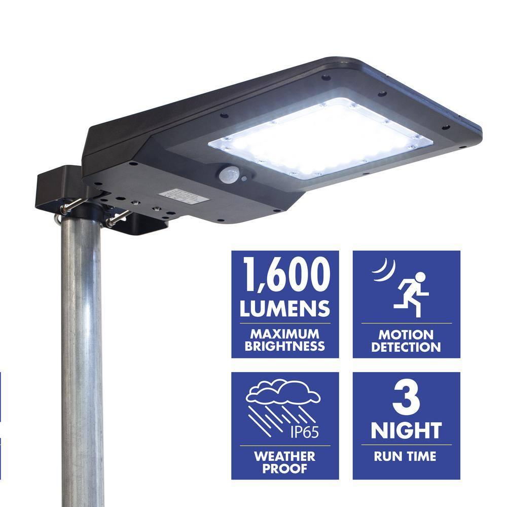 Wagan Outdoor LED Motion Sensor Flood Light with Solar Panels