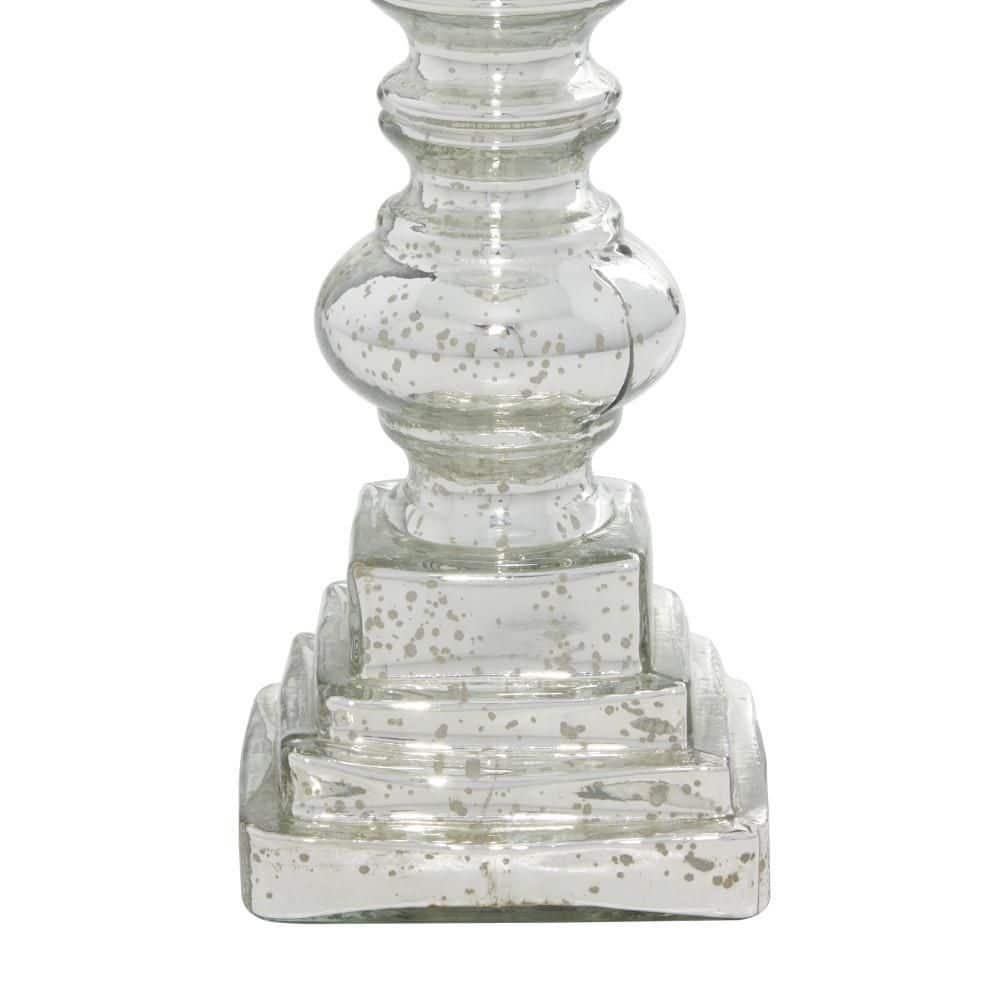 Set of 3 Traditional Glass Candle Holders - Olivia & May