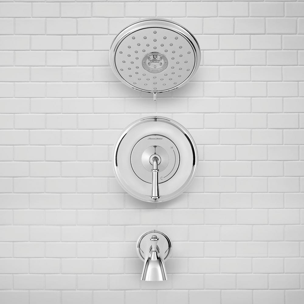 American Standard Delancey Tub and Shower Trim Kit with Cartridge 1.8 Gpm Polished Chrome