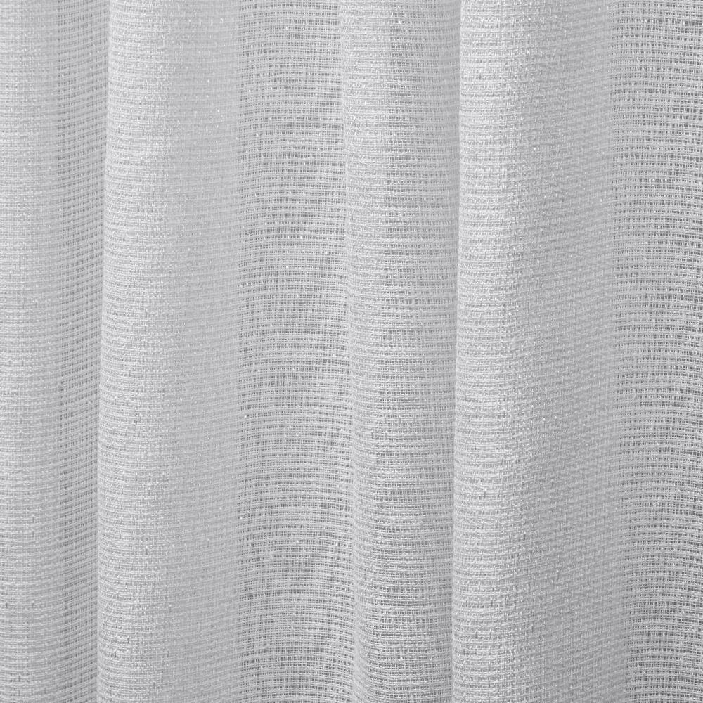 EXCLUSIVE HOME Miami Semi-Sheer Textured Indoor/Outdoor Grommet Top Curtain Panel Pair, 54"x84", Cloud Grey