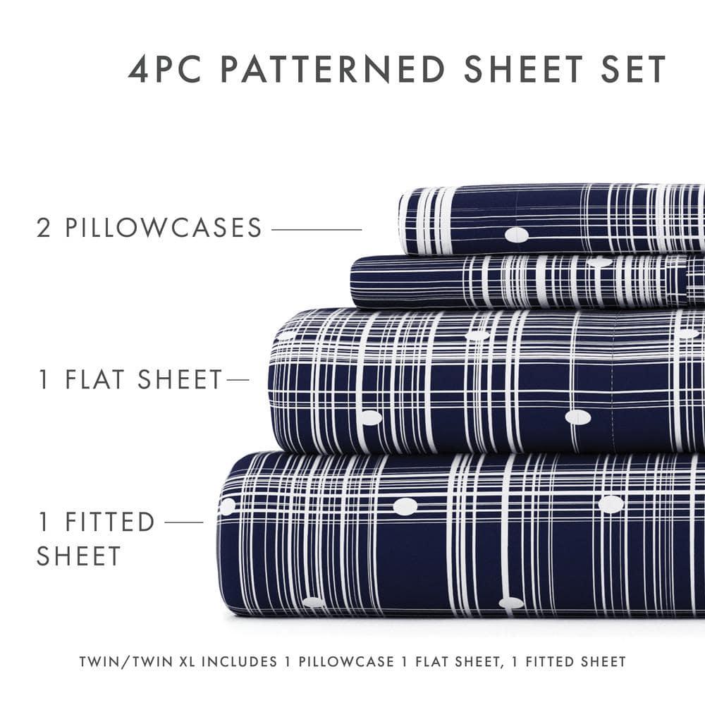 IEnjoy Home Simply Soft™ Polka Dots Microfiber Sheet Set & Reviews | Wayfair