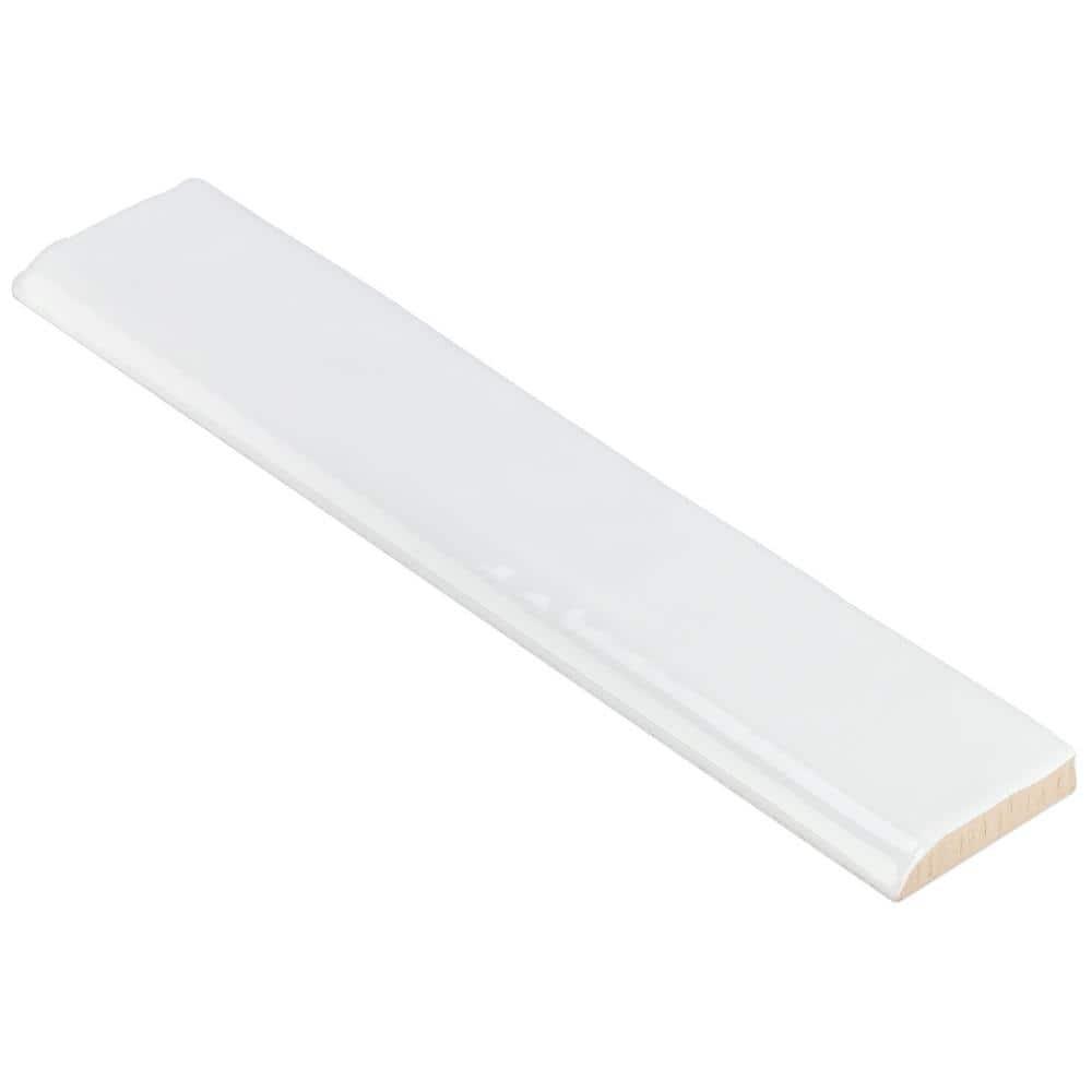 Brookline 10" x 2" Ceramic Bullnose Wall Tile Trim