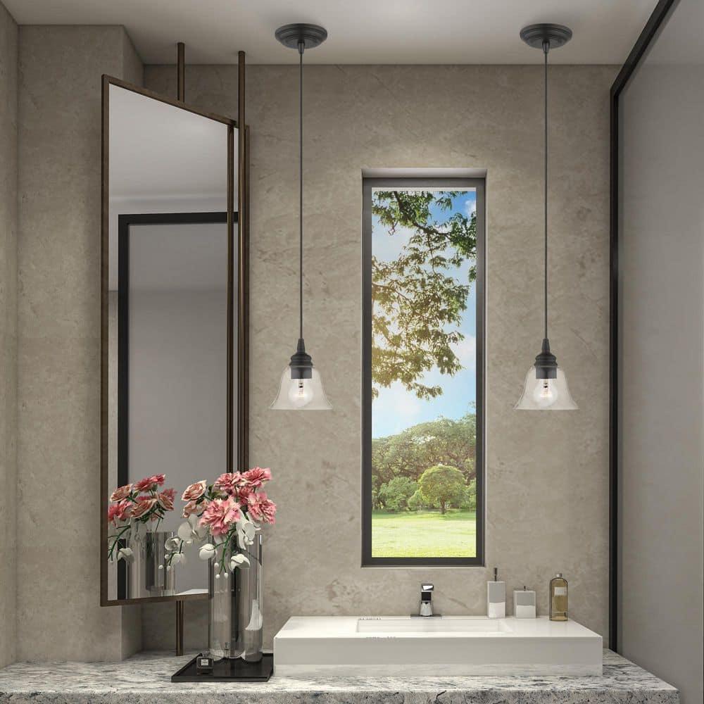 Livex Lighting Moreland 1 - Light Pendant in Black