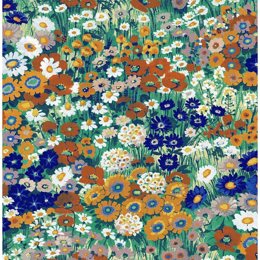 NextWall Floral Summer Glades & Terra Cotta Meadow Peel and Stick Wallpaper