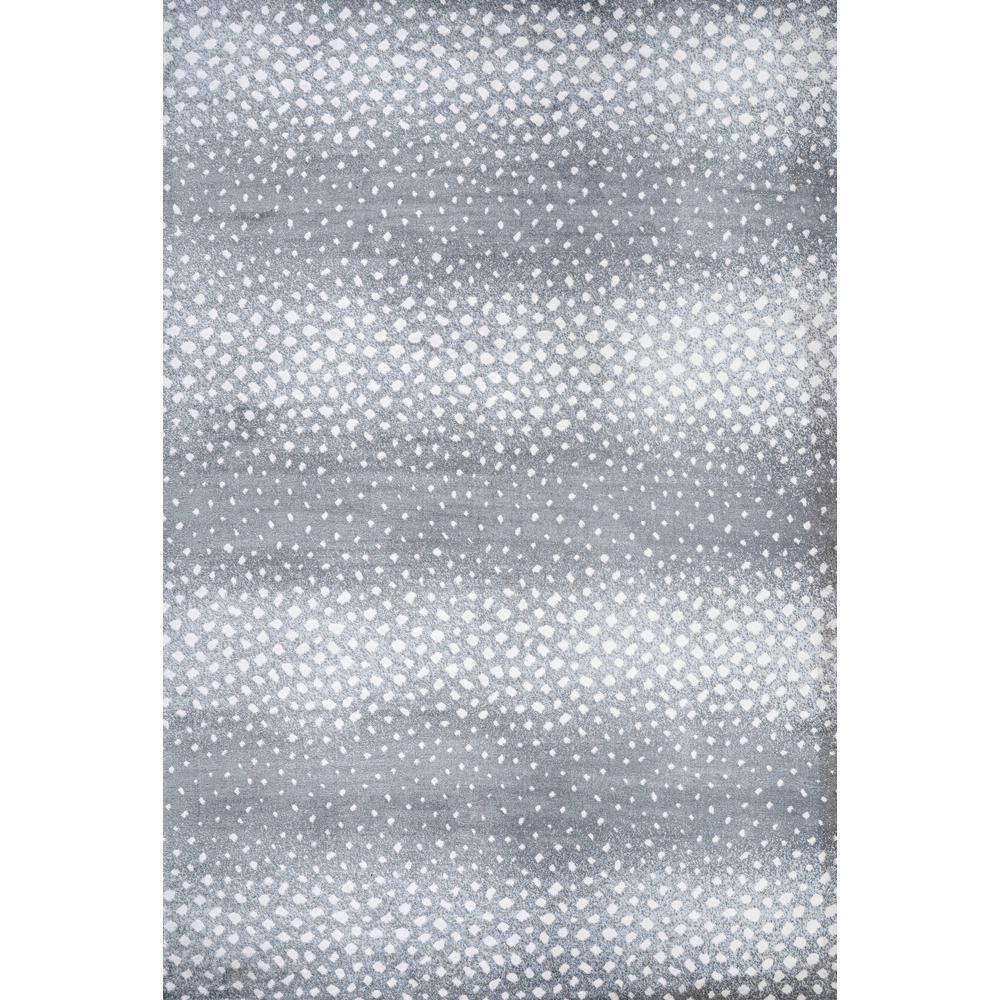 8'x 10' Antelope Modern Animal Area Rug, Gray/Cream - JONATHAN Y