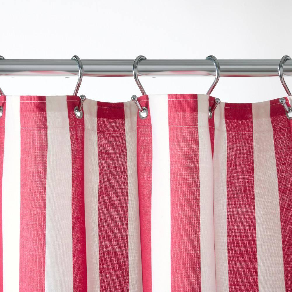 Town & Country Living Town & Country Play Adeline Offset Stripe Fabric Shower Curtain 70"X72"