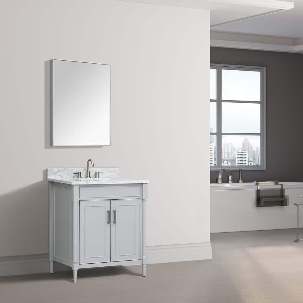 Joss & Main Addison 31'' Single Bathroom Vanity with Marble Top