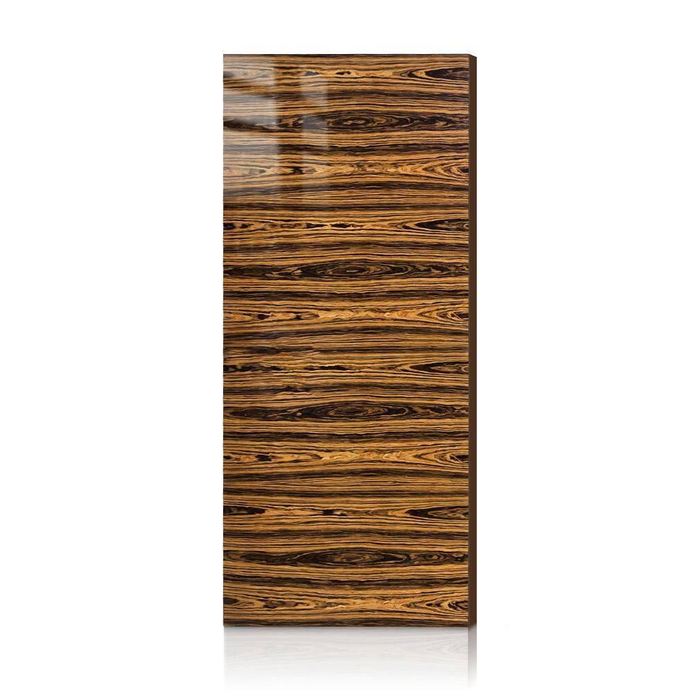 Calhome Walnut High Glow Smooth Flush Hollow Core Veneer Composite Interior Door Slab