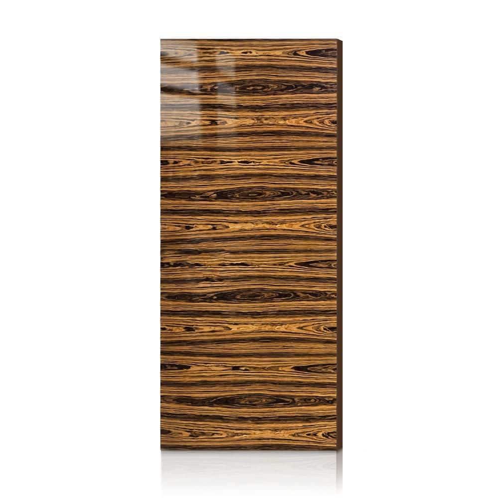 Calhome Walnut High Glow Smooth Flush Hollow Core Veneer Composite Interior Door Slab