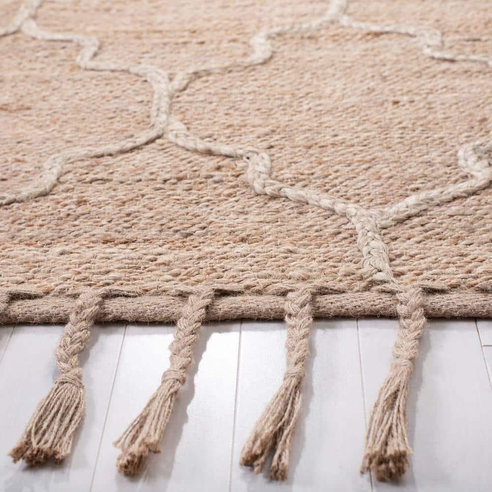SAFAVIEH Natural Fiber Cohen Solid Area Rug, Natural, 9' x 12'