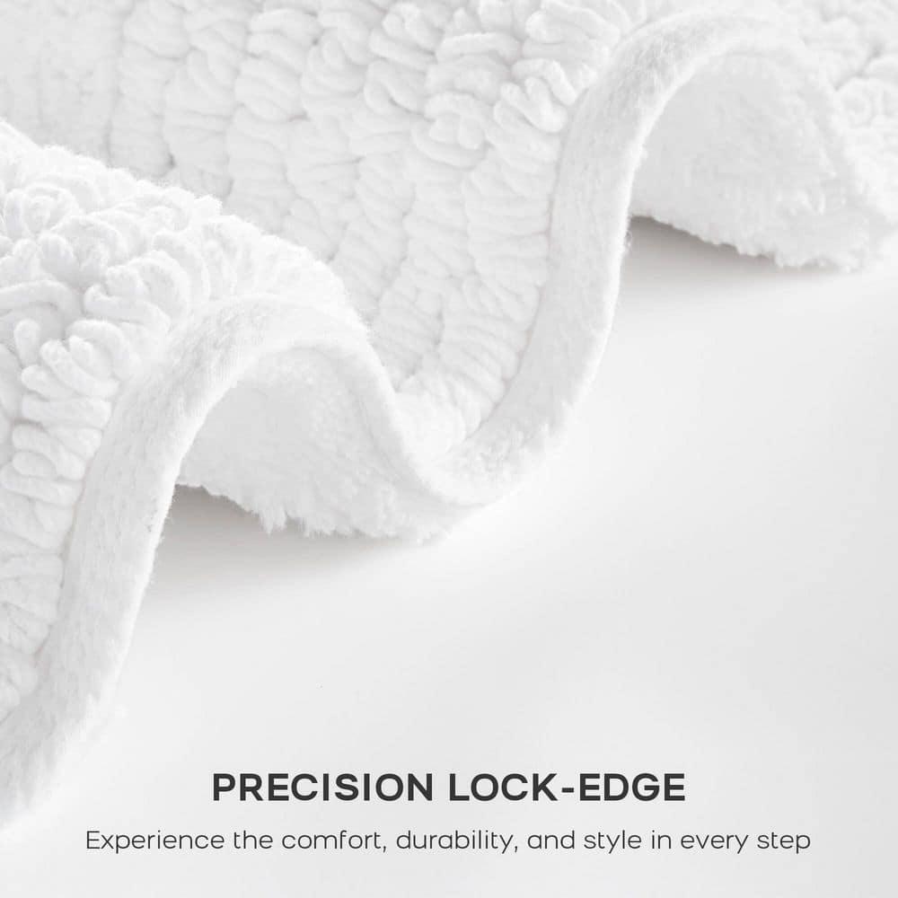 Madison Park Signature Splendor 100% Cotton Tufted 3000 GSM Reversible Bath Rug