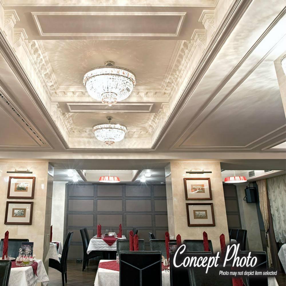 Architectural Products by Outwater L.L.C. 8-7/8 in x 7 in x 6 in Long Bead and Reel Polyurethane Crown Moulding Sample