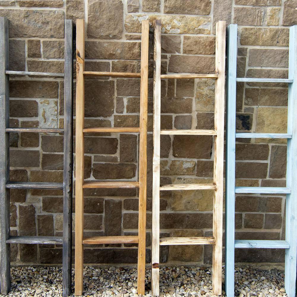 Ekena Millwork Vintage Farmhouse Rung Decorative Ladder