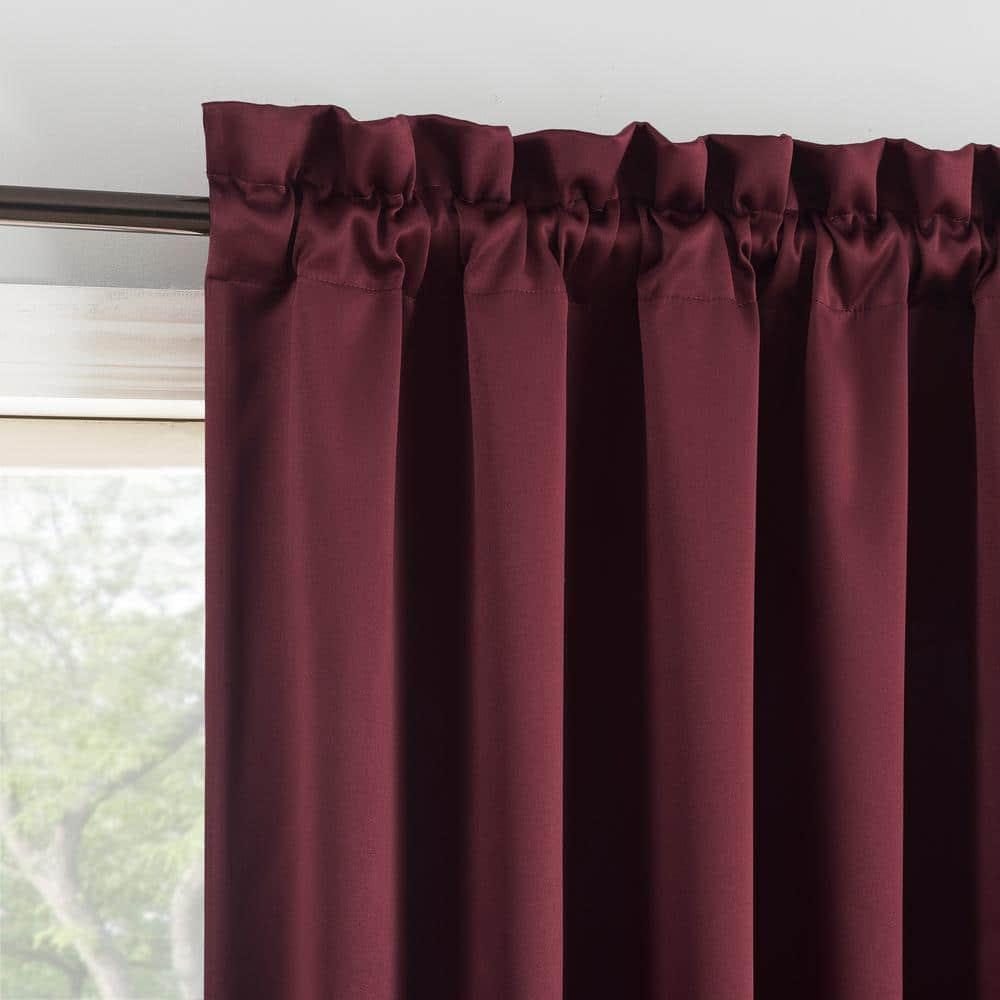 Sun Zero Oslo Theater Grade Extreme 100% Blackout Rod Pocket Curtain Panel