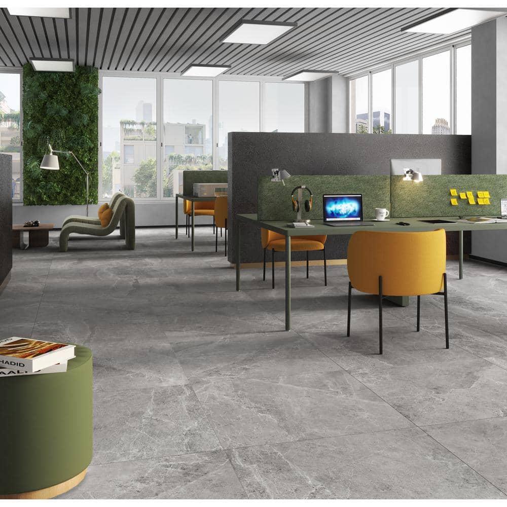 Limetech 35.43 In. X 35.43 In. Matte Porcelain Floor And Wall Tile (17.43 Sq. Ft. / Case)
