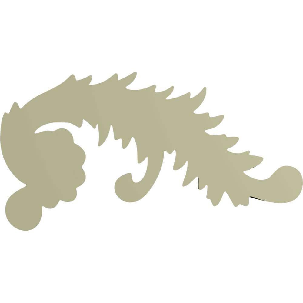 Ekena Millwork 7 7/8"W x 4 1/8"H x 3/4"P Medway Scroll Onlay, Right