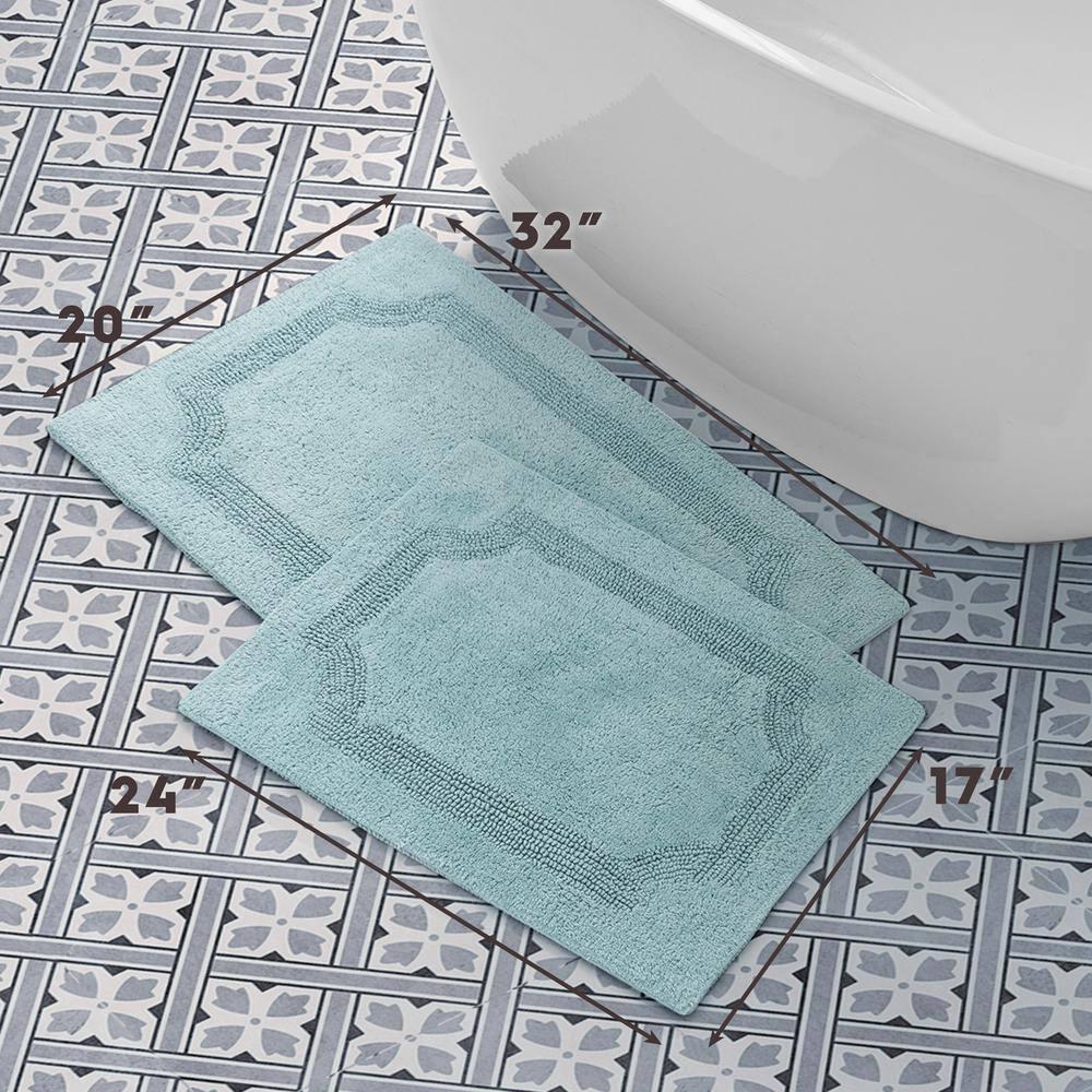 Laura Ashley Laura Ashley Reversible Cotton Bath Rug