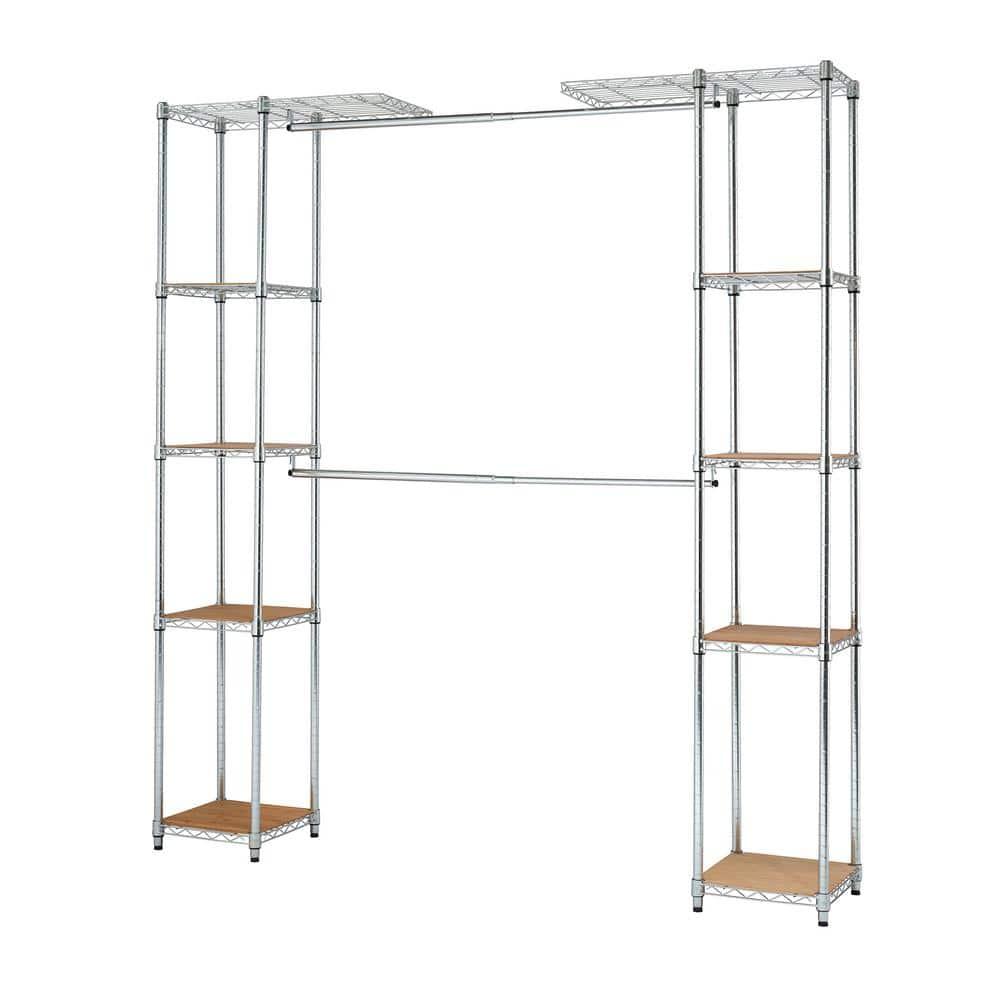 TRINITY Ecostorage® Expandable Closet Organizer - Chrome