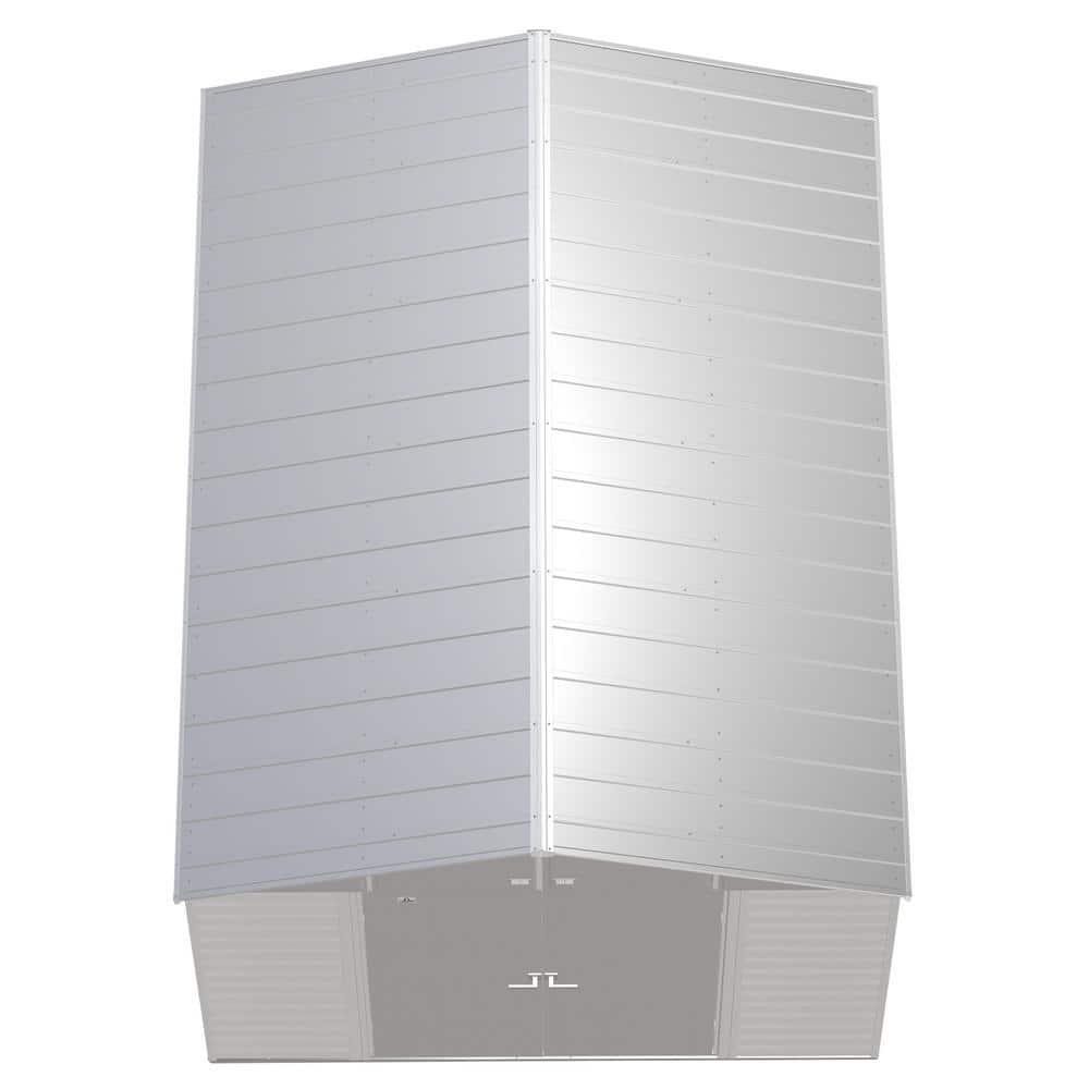 10 ft. W x 14 ft. D Steel Horizontal Storage Shed