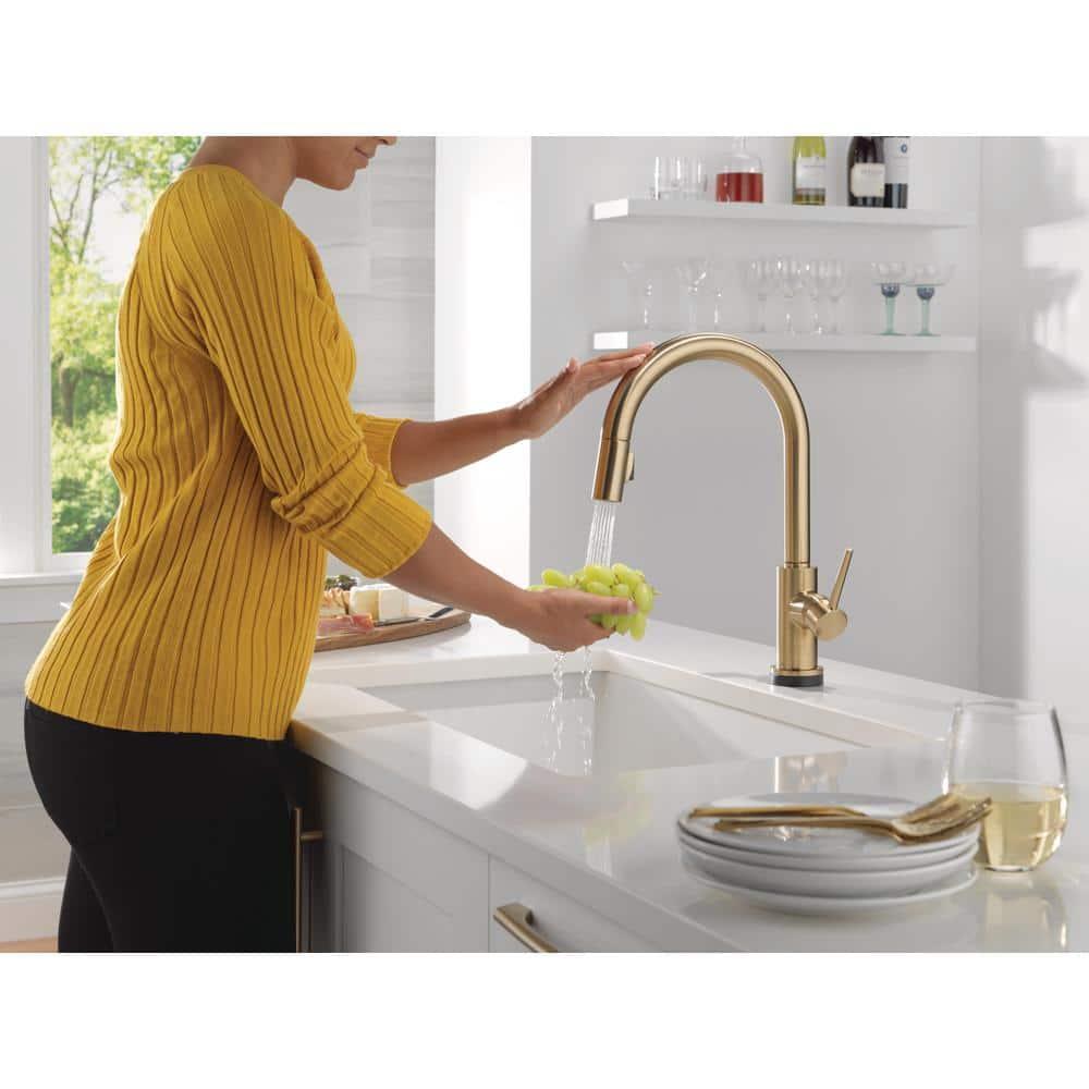 Trinsic Pull Down Sprayer Touch Kitchen Sink Faucet, Touch Control Kitchen Faucet